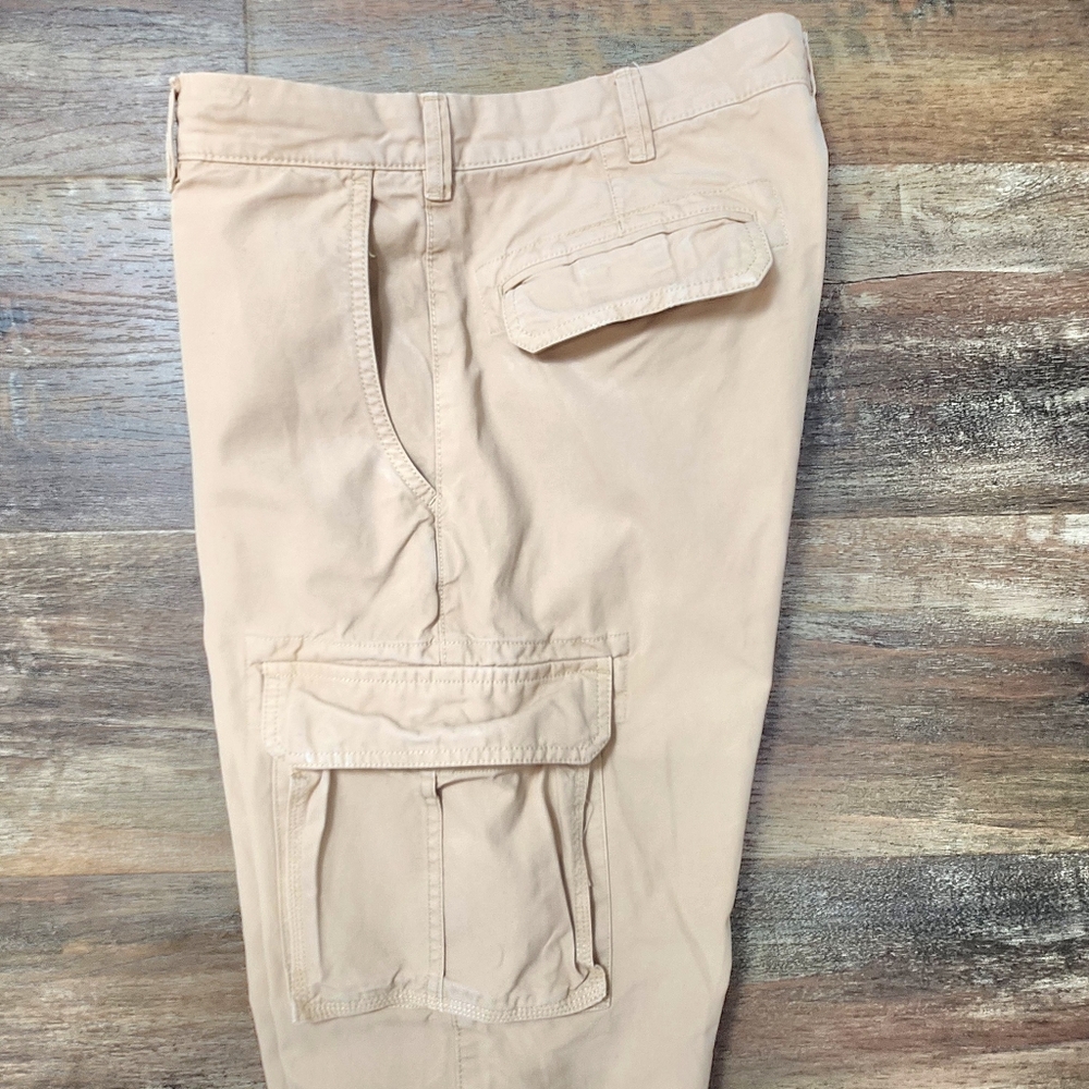BROOKS BROTHERS KHAKIS CARGO PANTS BUTTON FLY SIZE 34/30 - Picture 7 of 7